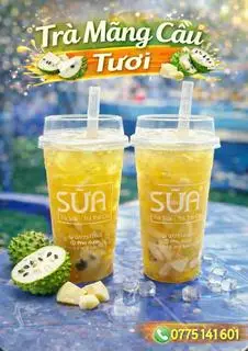 Hình ảnh Trà mãng cầu tươi size L 700ml
