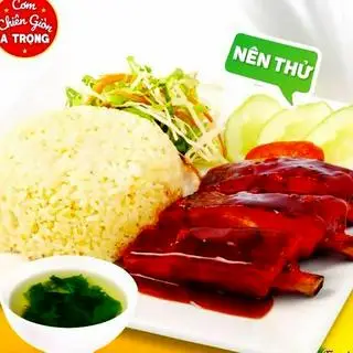 Hình ảnh Cơm Sườn Nướng Sốt BBQ Cay