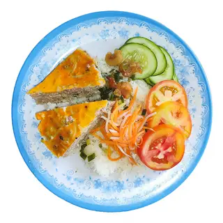 Hình ảnh Cơm Tấm Chả Hấp (2 Miếng)