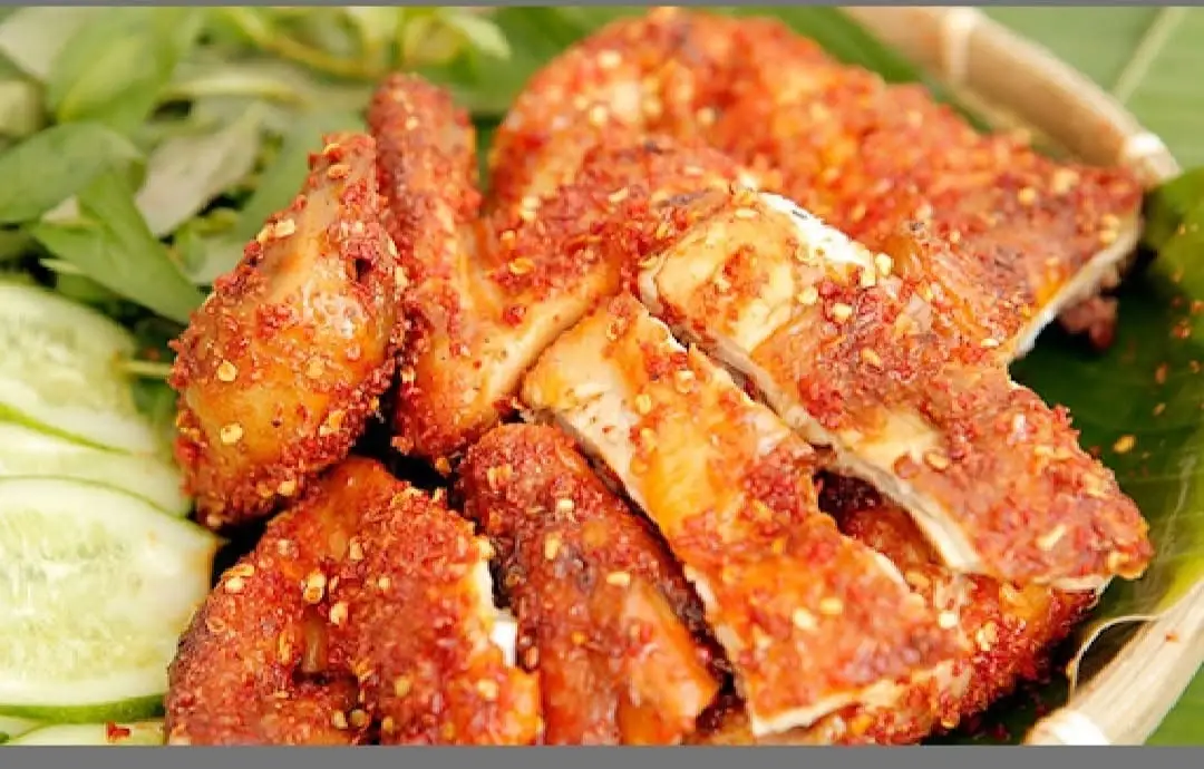 Hình ảnh Vịt nướng muối ớt nguyên con 