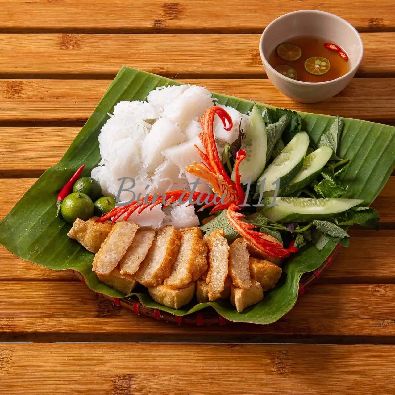 Hình ảnh Bún đậu chả cốm