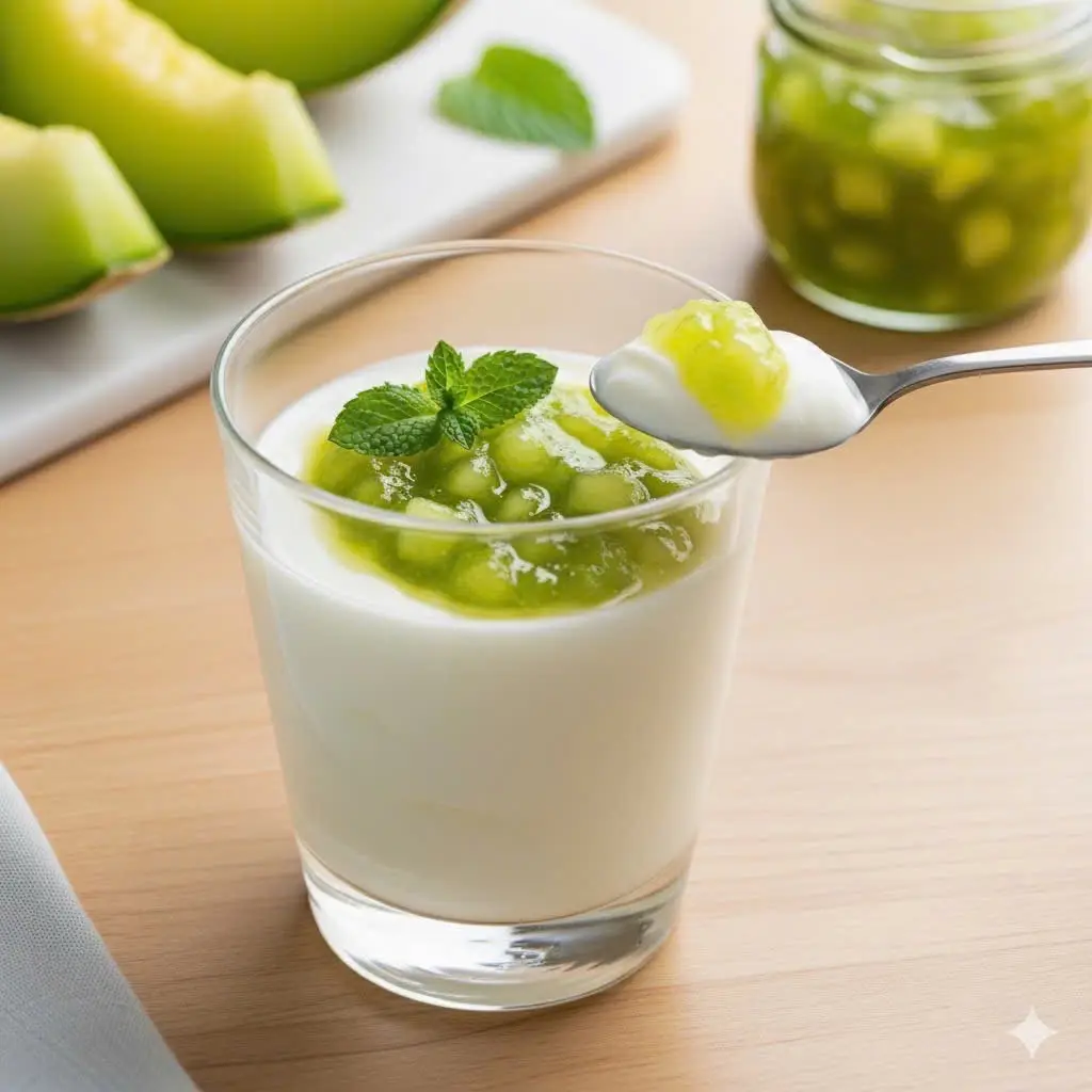 Hình ảnh Sữa Chua Dưa Lưới 
