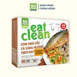Hình ảnh Cơm Ngũ Cốc Cá Saba Nướng Teriyaki Saigon Food 200g