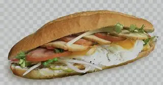 Hình ảnh Bánh mì trứng xúc xích