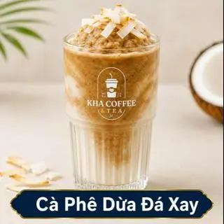 Hình ảnh CÀ PHÊ DỪA ĐÁ XAY 