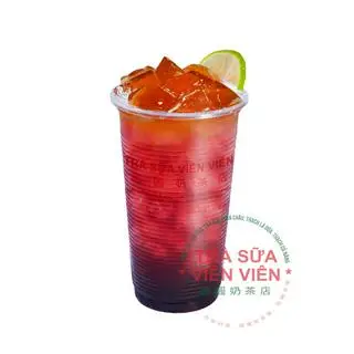 Hình ảnh Trà Nho Đỏ Thạch Giọt Nước - 紅葡萄水滴Q粿茶