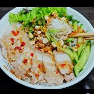 Hình ảnh Bún thịt luộc mắm nêm