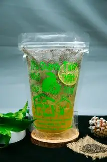 Hình ảnh Trà chanh hạt chia trân châu trắng size khổng lồ
