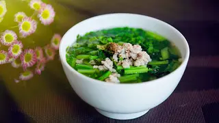 Hình ảnh Canh Soup Rau Củ Thịt Bằm