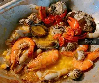 Hình ảnh mix tôm hùm 