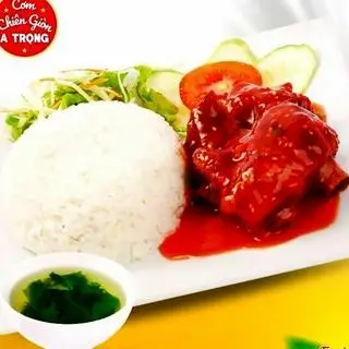 Hình ảnh Cơm Sườn Non Nướng Sốt Me