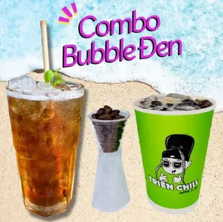 Hình ảnh Combo Bubble Đen ( Đen Đá Honey + Hồng Trà Bubble )