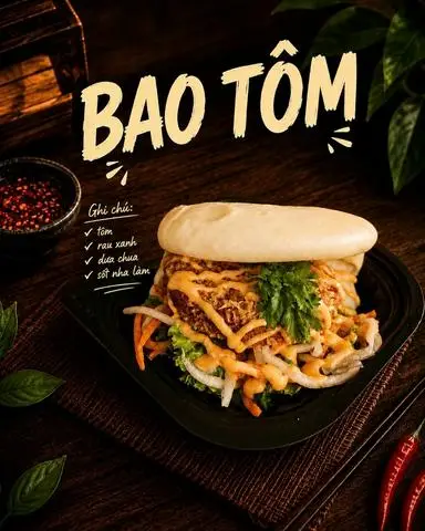 Hình ảnh Bao tôm chiên xù
