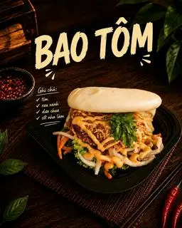Hình ảnh Bao tôm chiên xù