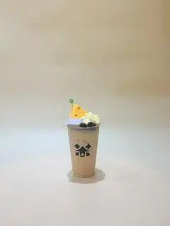 Hình ảnh HỒNG TRÀ SỮA FULL TOPPING 