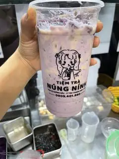 Hình ảnh Trà sữa sốt khoai môn tươi
