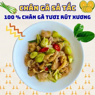 Hình ảnh Chân Gà Tươi Rút Xương Ngâm Sả Tắc Phần Lớn
