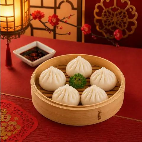 Hình ảnh Bánh bao vỏ mỏng