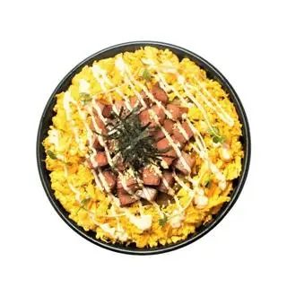 Hình ảnh 31. Cơm phủ spam trứng sốt mayonnaise