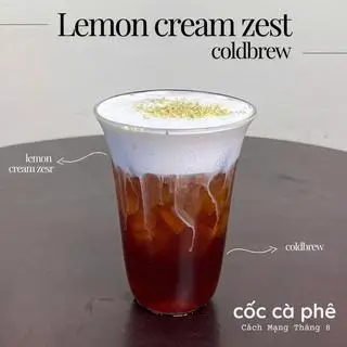 Hình ảnh Coldbrew kem vỏ chanh