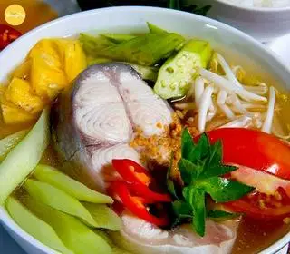 Hình ảnh Cơm canh chua cá hú