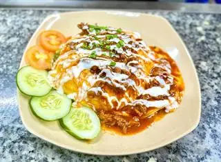 Hình ảnh Cơm chiên Trứng Phủ Cua