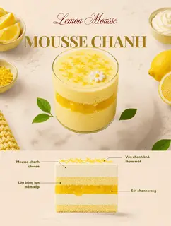 Hình ảnh Mousse Chanh Vàng Ai Cập