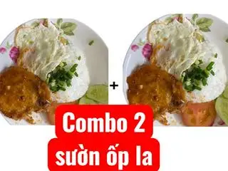Hình ảnh 2 cơm sườn ốp la