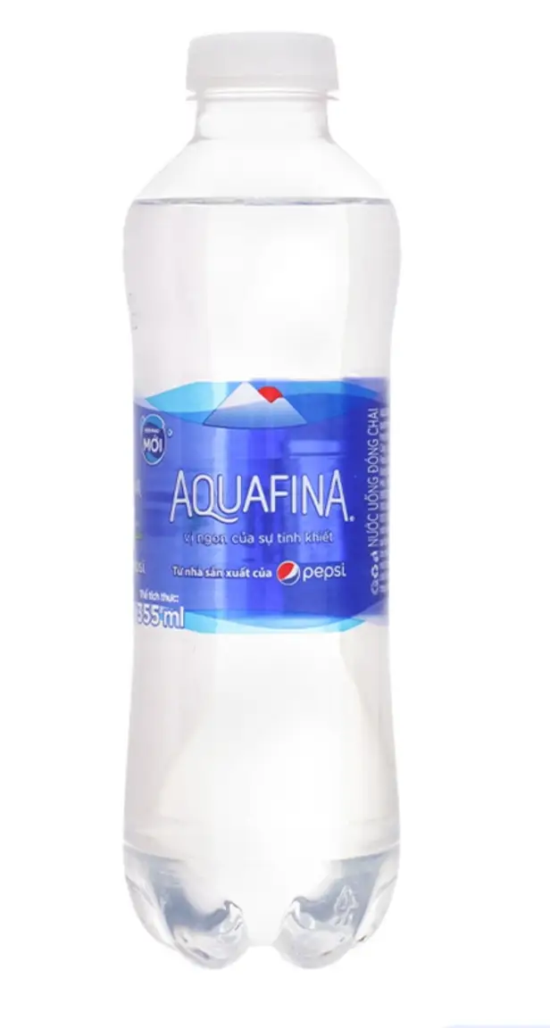 Hình ảnh Nước suối Aquafina 500ml + Ly đá 