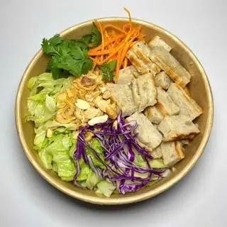 Hình ảnh bún trộn nem nướng