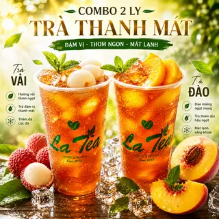 Hình ảnh Combo 2 ly Trà Thanh Mát
