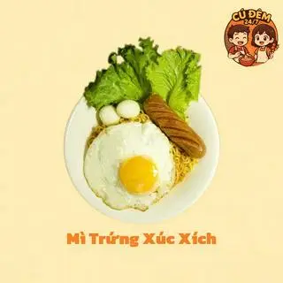 Hình ảnh Mì trộn xúc xích