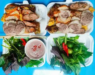 Hình ảnh Bún Đậu Nem Rán+Chả Cốm