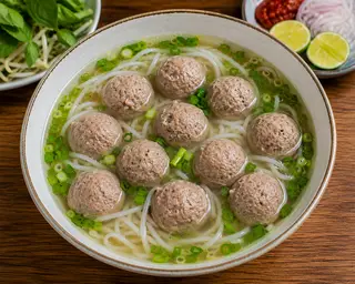 Hình ảnh Bún Bò Bò Viên