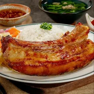 Hình ảnh Cơm Ba rọi sườn Đặc Biệt