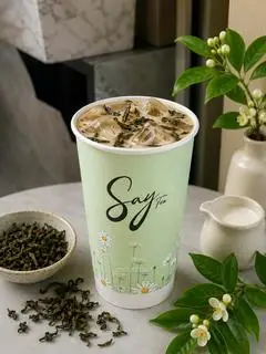 Hình ảnh Trà sữa nguyên lá hạt dẻ