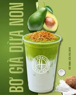 Hình ảnh Bơ già dừa non (500 ml)