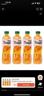 Hình ảnh Nước cam ép đóng chai 320ml