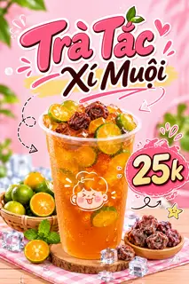 Hình ảnh Trà tắc xí muội