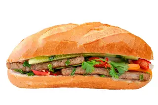 Hình ảnh bánh mì chả cá nóng