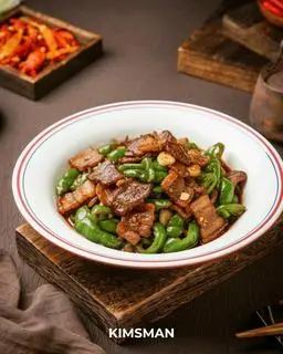 Hình ảnh Ba Rọi Xào Ớt 