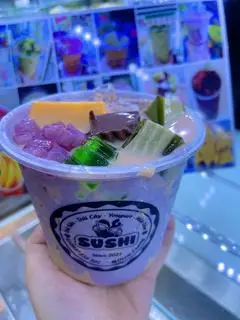 Hình ảnh trà sữa sốt khoai môn tươi 