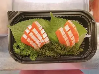 Hình ảnh Sashimi bụng cá hồi Na Uy 5 miếng