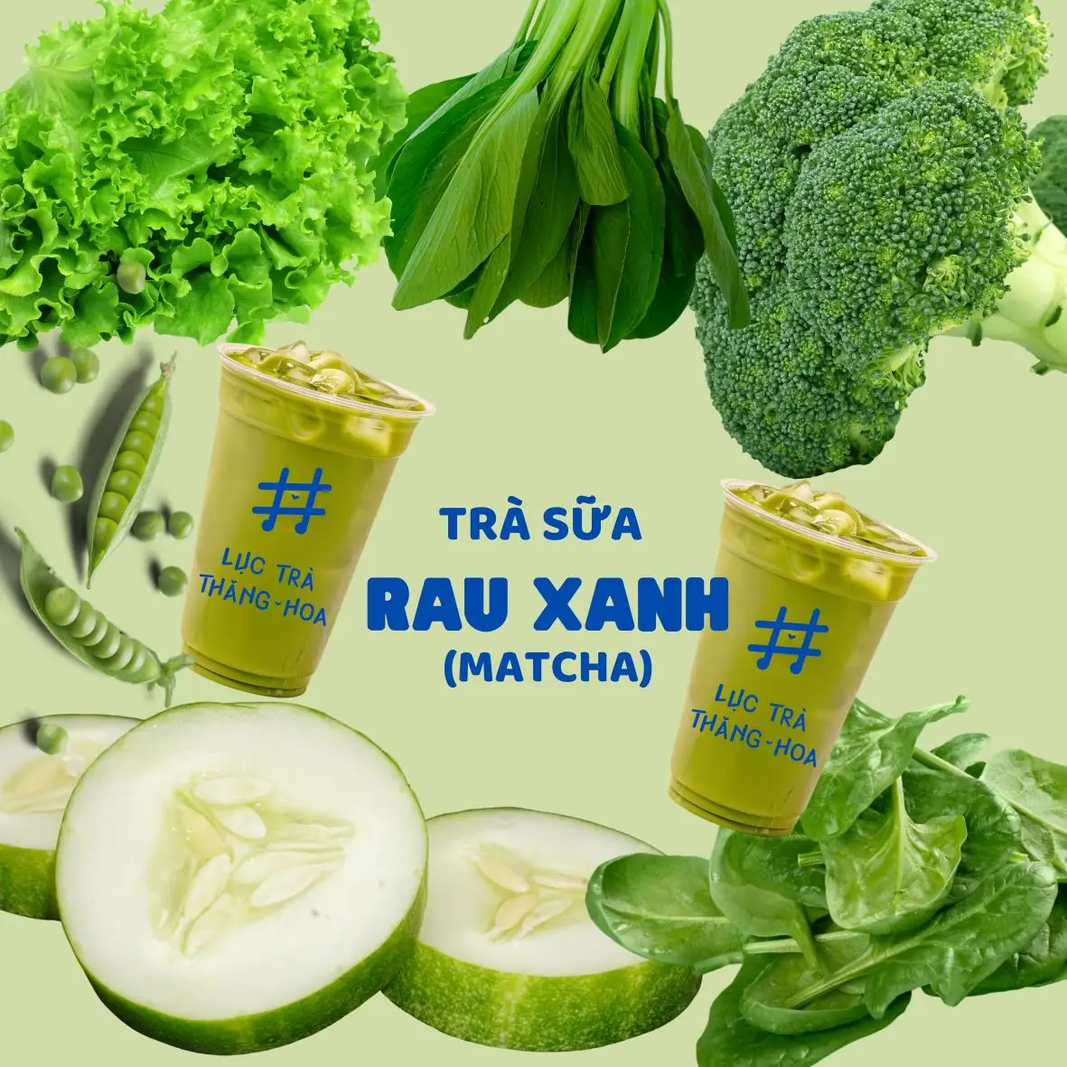 Hình ảnh Trà Sữa Rau Xanh (Matcha)