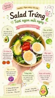 Hình ảnh Salad Bơ Trứng