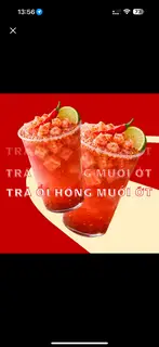 Hình ảnh [1 LÍT] Trà Ổi Hồng Muối Ớt - BEST SELLER