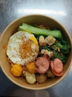 Hình ảnh Mì trộn xiên que