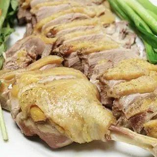 Hình ảnh Vịt trời hấp gừng + cháo gỏi