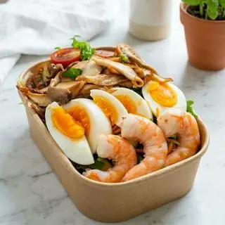 Hình ảnh Salad Ức Tôm Sốt Dấm Đen Balsamic