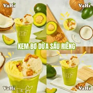 Hình ảnh Kem bơ dừa sầu riêng